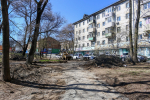 В Находке началось благоустройство сквера у магазина «Тысяча мелочей»