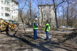 В Находке началось благоустройство сквера у магазина «Тысяча мелочей»